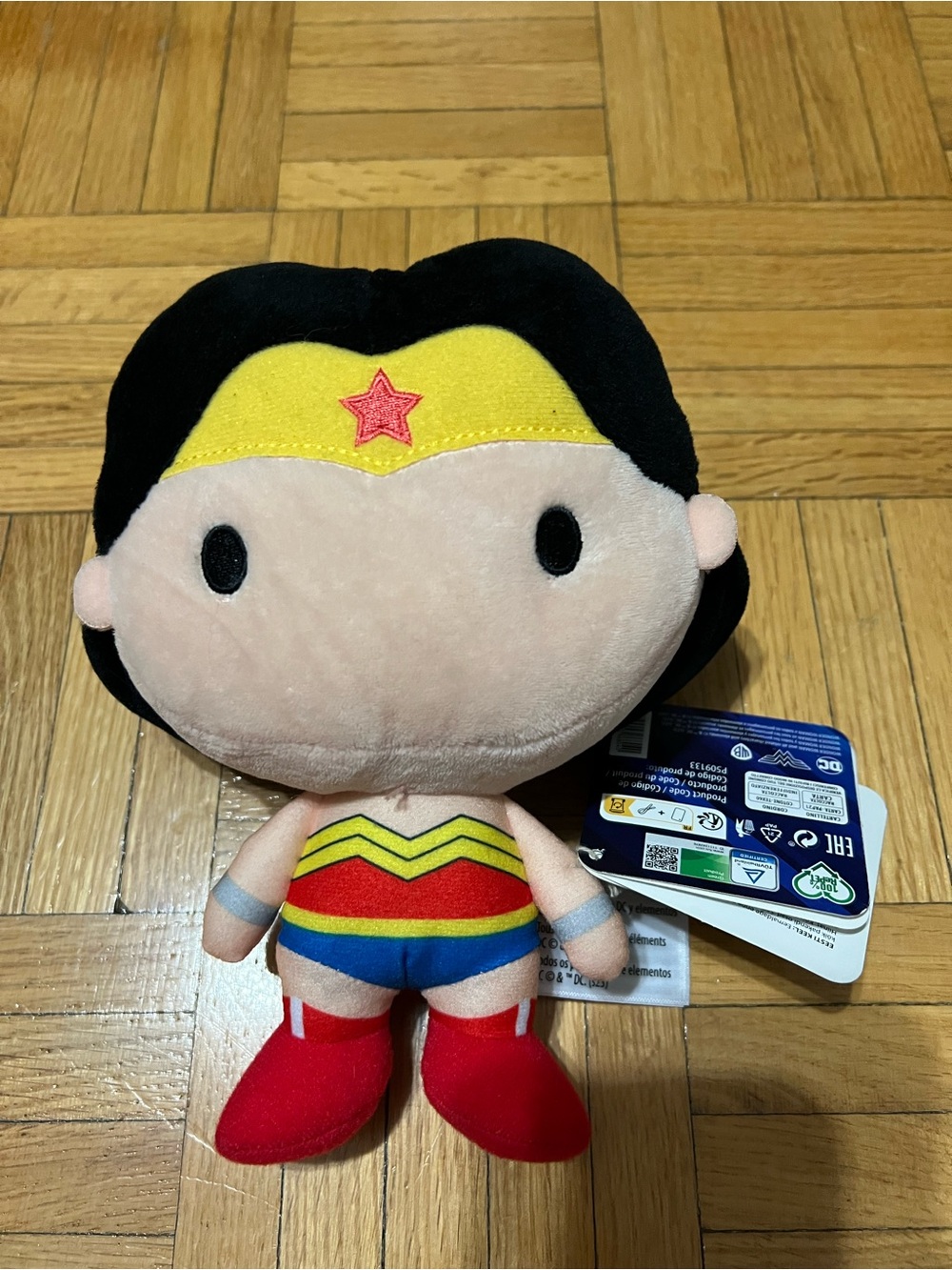 DC Wonder Woman Plush - Black, Yellow, Red, Blue